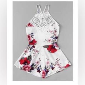 SHEIN - crochet neck romper